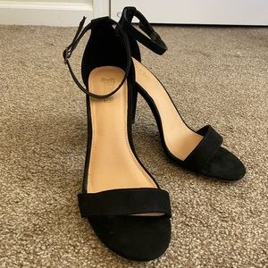 Black Velvet Heels